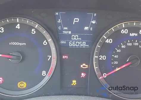 2013 Hyundai Accent Gls z USA, uszkodzony, nr VIN KMHCT4AE6DU487804